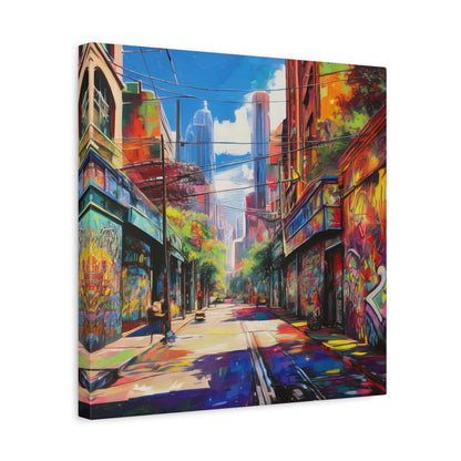 Melbourne Street Graffiti Australia on Canvas | Style 2 | Wall Art | Wall Print