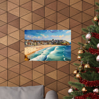 Bondi Beach Australia Coastal Print | Style 1 | Wall Art | Wall Print