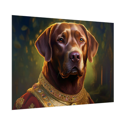 Chesapeake Bay Retriever Dog Renaissance Pet Portrait Print, Animal Lover print, Dog Wall Art, wall print, wall art