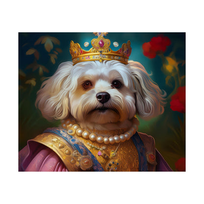Havanese Dog Renaissance Pet Portrait Print, Wall print, wall art, Animal Lover Home Decor, Dog Wall Art