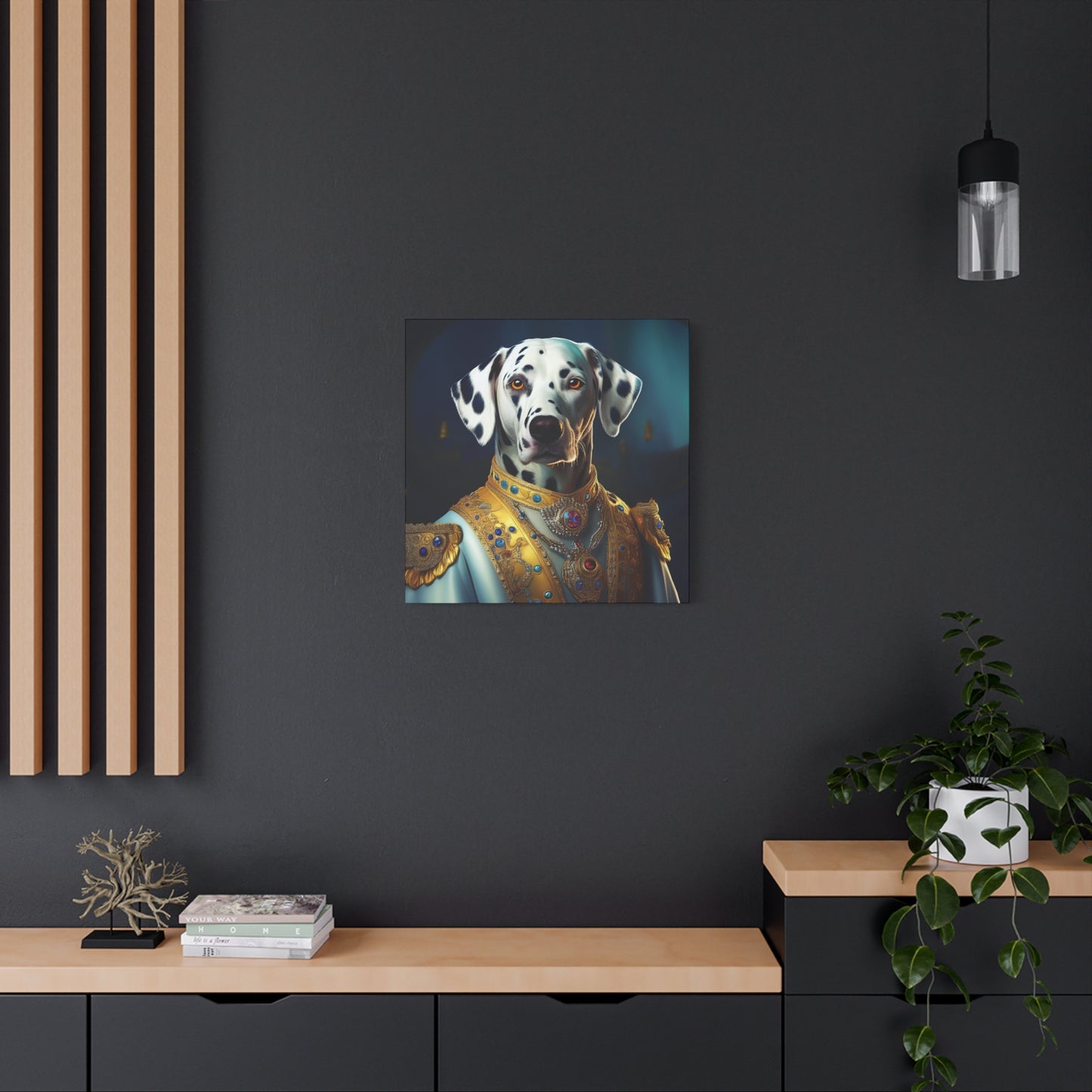 Dalmation Renaissance Pet Portrait Canvas | Wall art | Wall print | Dog art
