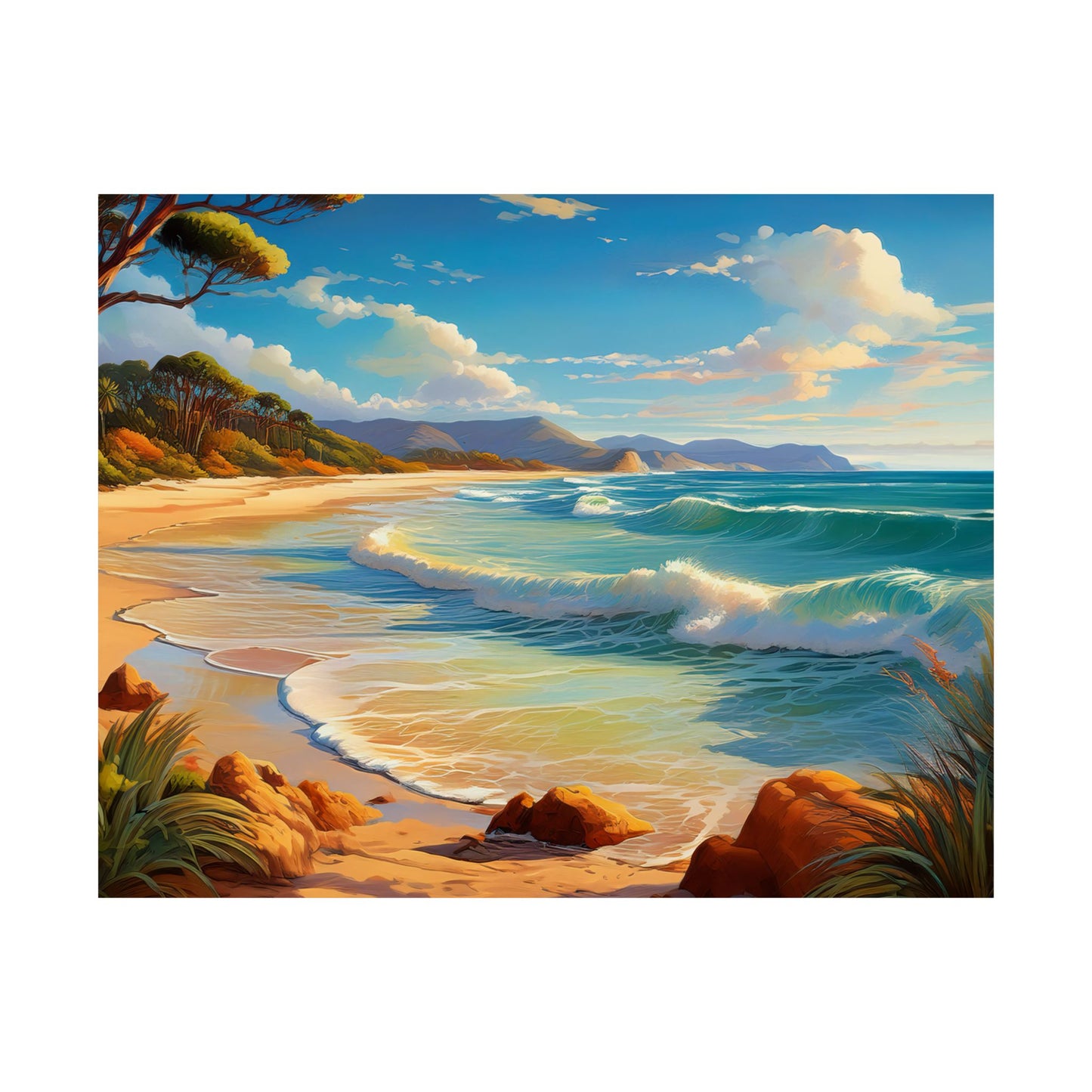 Cable Beach Australia Coastal Print | Style 1 | Wall Art | Wall Print