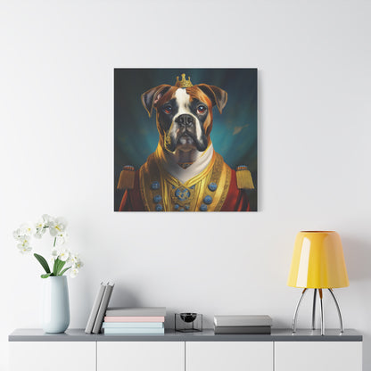 Boxer Renaissance Pet Portrait  on Canvas, wall art, wall print, dog portrait, dog art