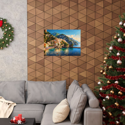 Amalfi Coast Italy Coastal Print | Style 1 | Wall Art | Wall Print