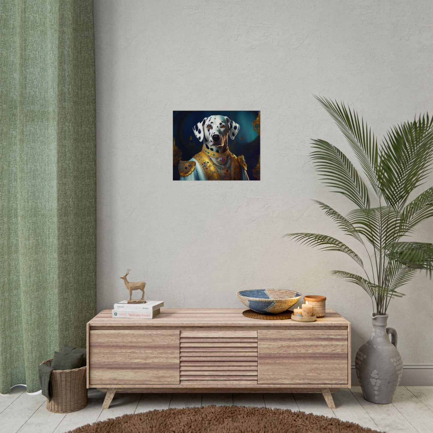 Dalmation Dog Renaissance Pet Portrait Wall Print | Art Print | Wall Art | Dog Art