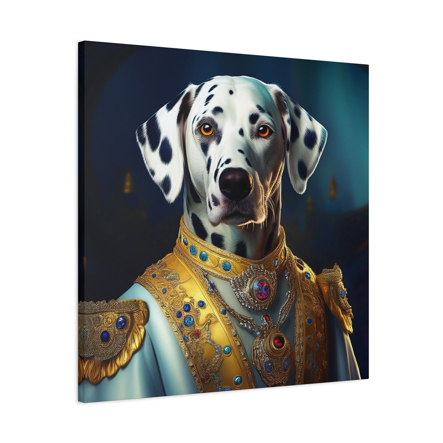 Dalmation Renaissance Pet Portrait Canvas | Wall art | Wall print | Dog art