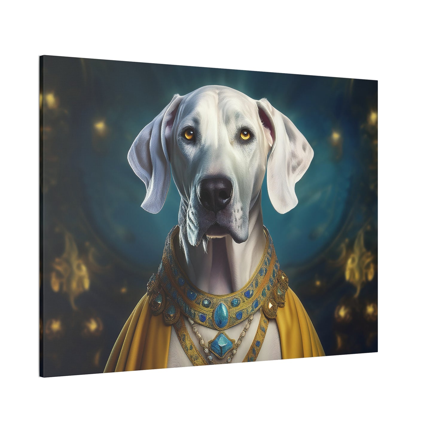 Great Dane Renaissance Pet Portrait  - Canvas, wall art, wall print, dog portrait, dog art