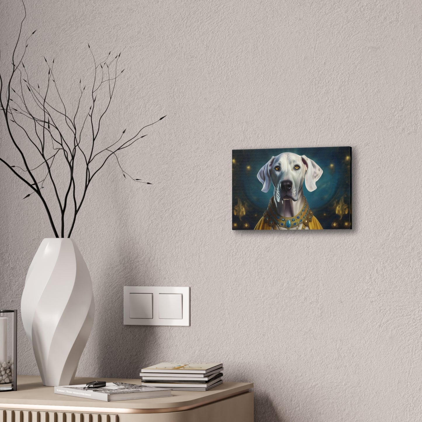 Great Dane Renaissance Pet Portrait  - Canvas, wall art, wall print, dog portrait, dog art
