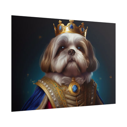 Shih Tzu Renaissance Pet Portrait Print | Dog Lover Wall Art | Dog Memorial Gift | Wall Art | Wall Print