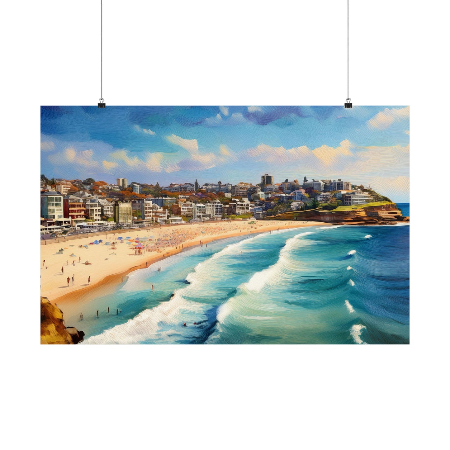 Bondi Beach Australia Coastal Print | Style 1 | Wall Art | Wall Print