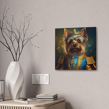 Yorkshire Terrier Renaissance Pet Portrait on Canvas | Wall Art | Wall Print | Dog Art