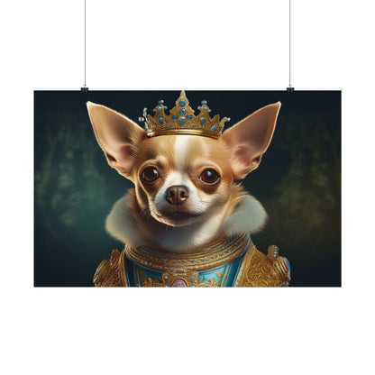 Chihuahua Dog Renaissance Pet Portrait Print | Wall print | Wall art