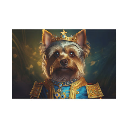 Yorkshire Terrier Renaissance Pet Portrait on Canvas | Wall Art | Wall Print | Dog Art