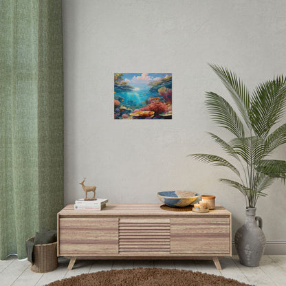 Great Barrier Reef  Australia Coastal Print | Style 3 | Wall Art | Wall Print