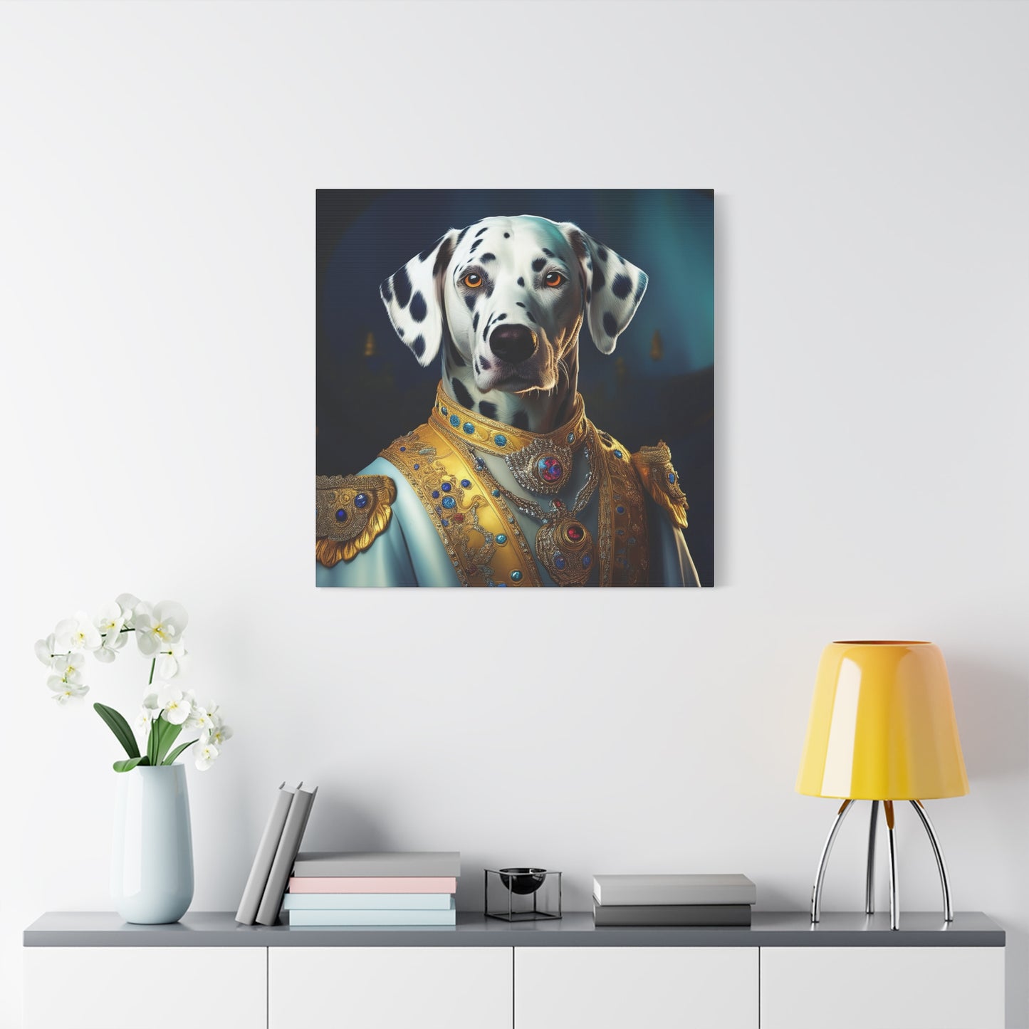 Dalmation Renaissance Pet Portrait Canvas | Wall art | Wall print | Dog art