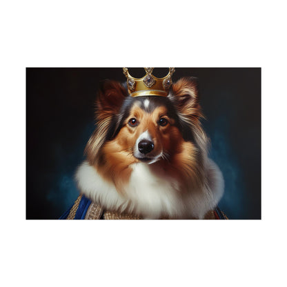 Shetland Sheepdog Renaissance Dog Portrait Art Print, Wall Decor Gift, Animal Lover Home Decor, Dog Wall Art