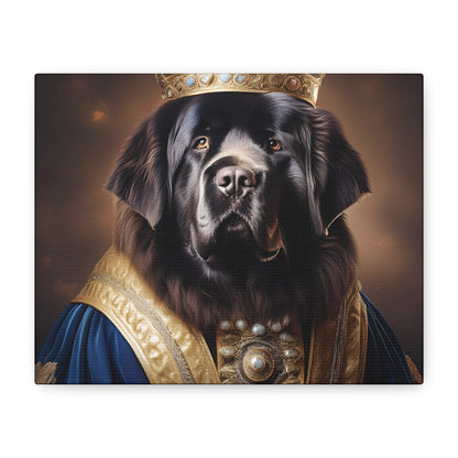 Newfoundland Renaissance Pet Portrait on Canvas | wall art | wall print