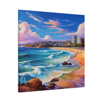 Coogee Beach Australia Coastal Canvas Art | Style 1 | Wall Art | Wall Print