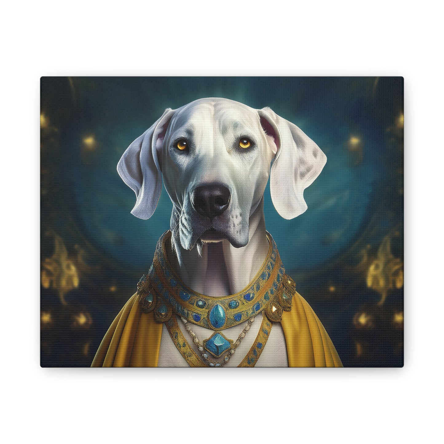 Great Dane Renaissance Pet Portrait  - Canvas, wall art, wall print, dog portrait, dog art