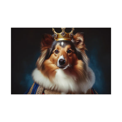 Shetland Sheepdog Renaissance Dog Portrait Art Print, Wall Decor Gift, Animal Lover Home Decor, Dog Wall Art