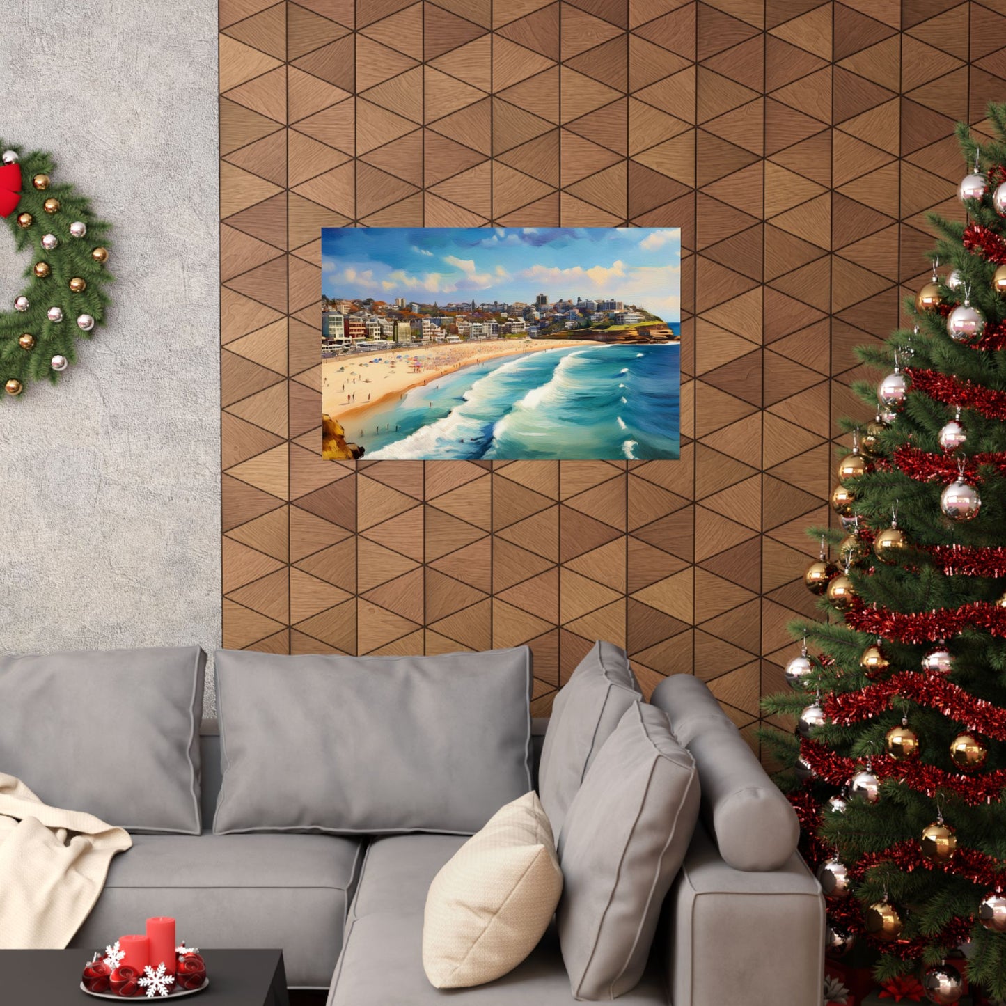 Bondi Beach Australia Coastal Print | Style 1 | Wall Art | Wall Print