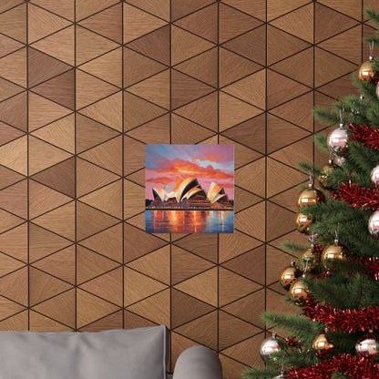 Sydney Opera House Australia Painting Print | Wall Art | Wall Print