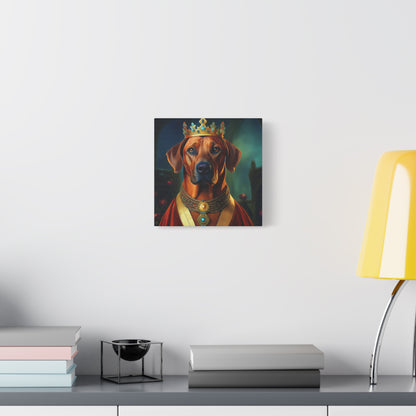 Rhodesian Ridgeback Renaissance Pet Portrait  on Canvas, wall art, wall print, dog portrait, dog art
