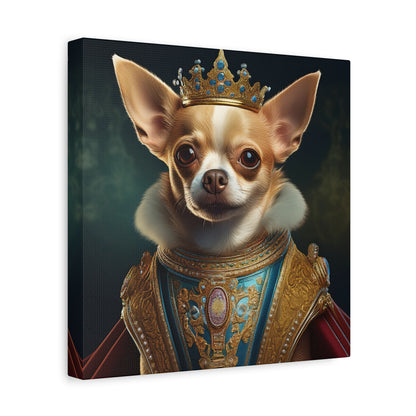 Chihuahua Renaissance Pet Portrait on Canvas | Wall art | Wall print | Dog art
