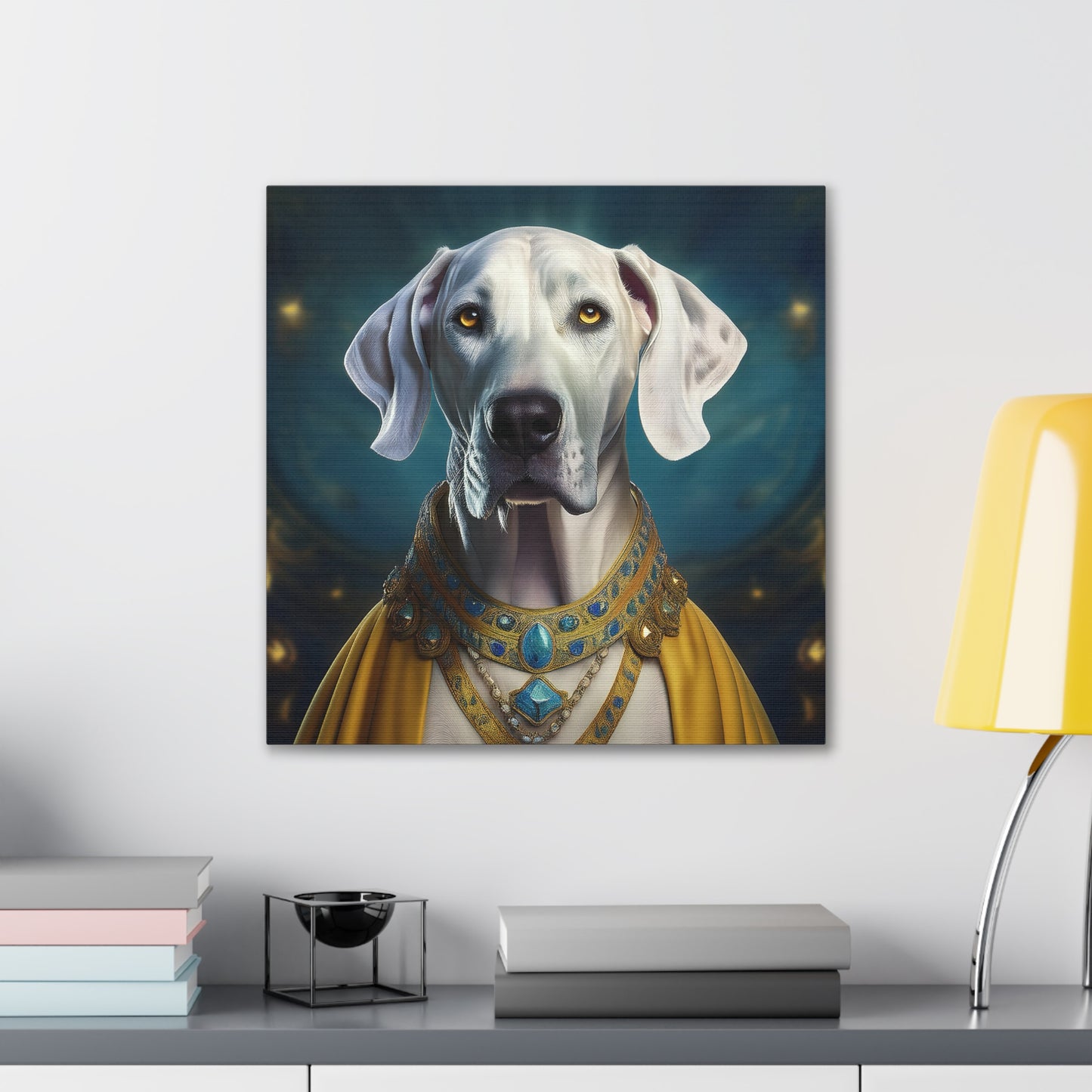 Great Dane Renaissance Pet Portrait  - Canvas, wall art, wall print, dog portrait, dog art