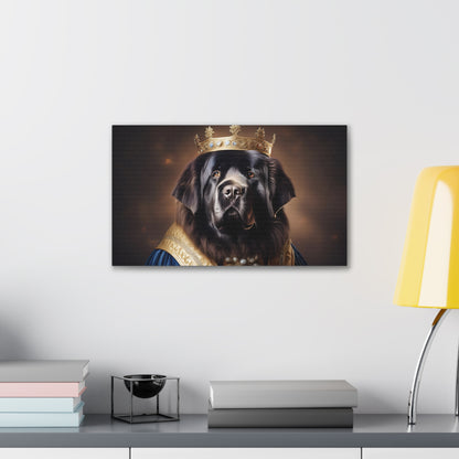 Newfoundland Renaissance Pet Portrait on Canvas | wall art | wall print
