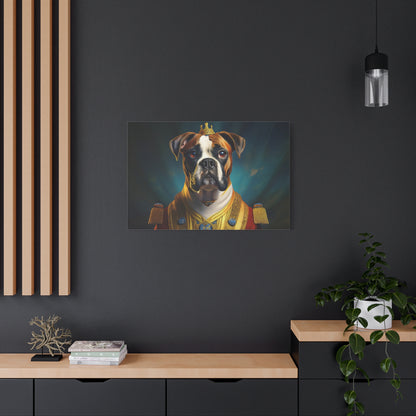 Boxer Renaissance Pet Portrait  on Canvas, wall art, wall print, dog portrait, dog art