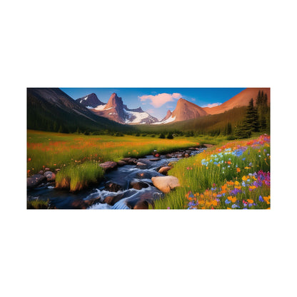 Rocky Mountains Mountain Flora  Art Print | Wall Art | Wall Print | Mountains Wall Art