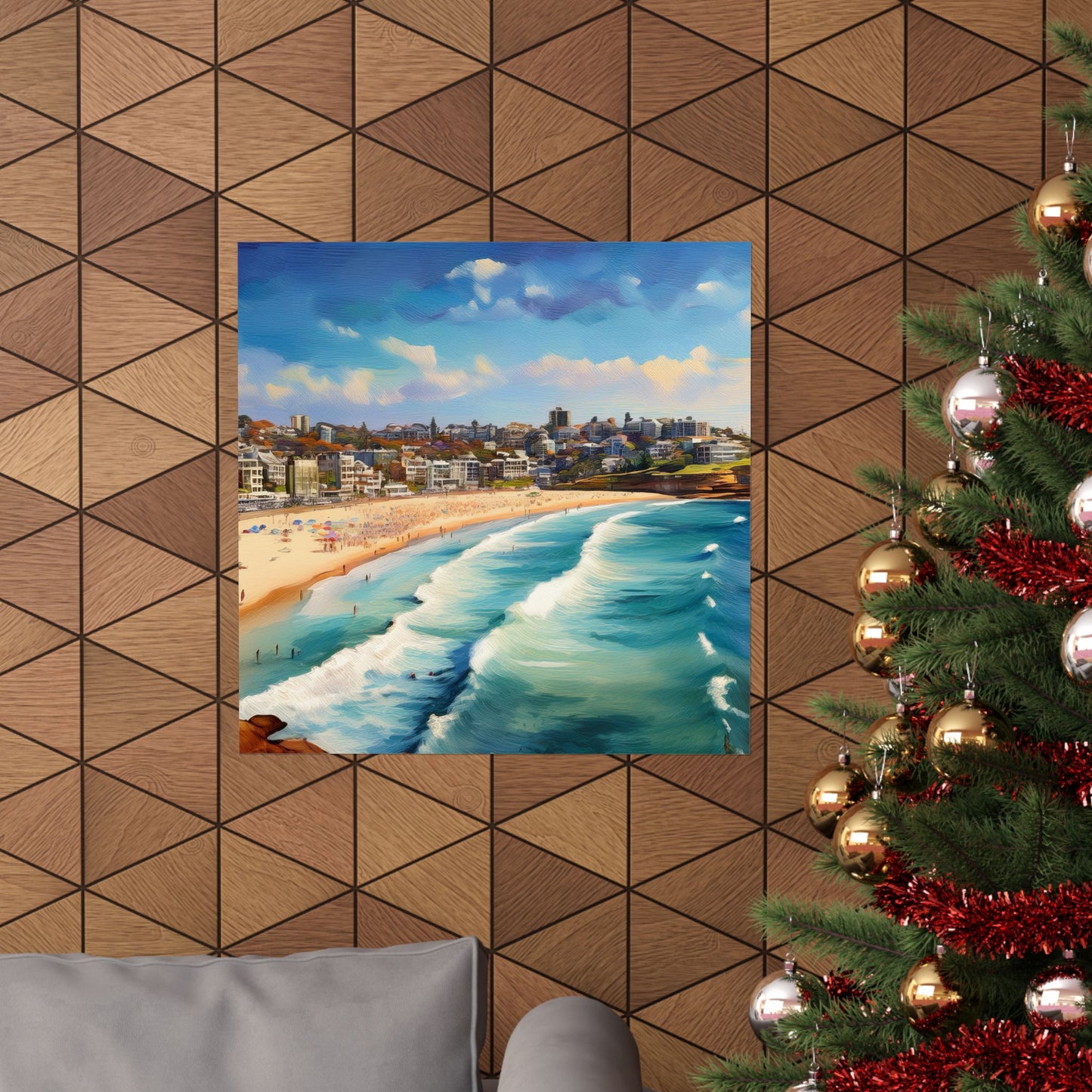 Bondi Beach Australia Coastal Print | Style 1 | Wall Art | Wall Print