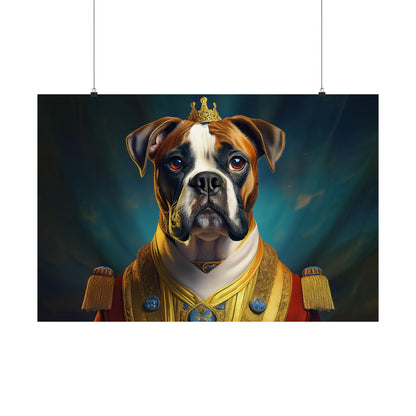 Boxer Dog Renaissance Pet Portrait Print, Art Print, Wall Decor Gift, Animal Lover Home Decor, Dog Wall Art, wall art, wall prints