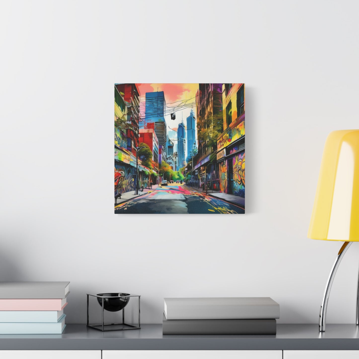 Melbourne Street Graffiti Australia Canvas Art | Style 1 | Wall Art | Wall Print