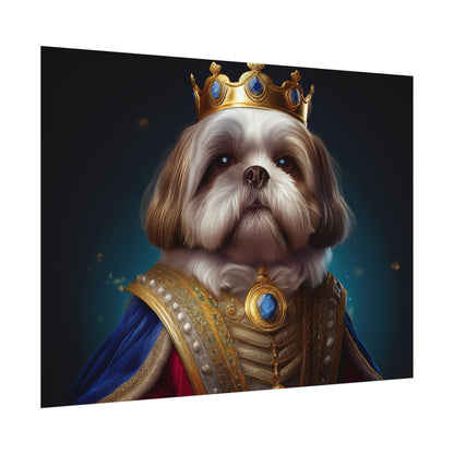 Shih Tzu Renaissance Pet Portrait Print | Dog Lover Wall Art | Dog Memorial Gift | Wall Art | Wall Print