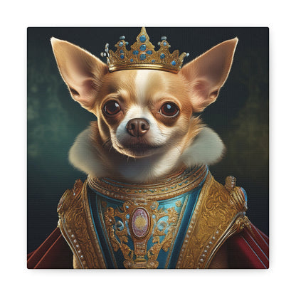 Chihuahua Renaissance Pet Portrait on Canvas | Wall art | Wall print | Dog art