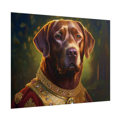 Chesapeake Bay Retriever Dog Renaissance Pet Portrait Print, Animal Lover print, Dog Wall Art, wall print, wall art