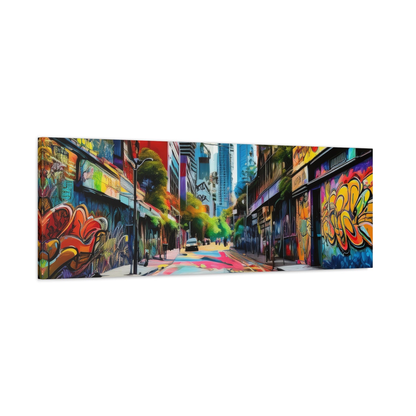 Melbourne Street Graffiti Australia Canvas Art | Style 1 | Wall Art | Wall Print