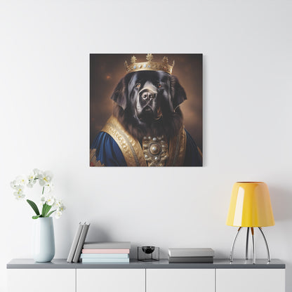Newfoundland Renaissance Pet Portrait on Canvas | wall art | wall print