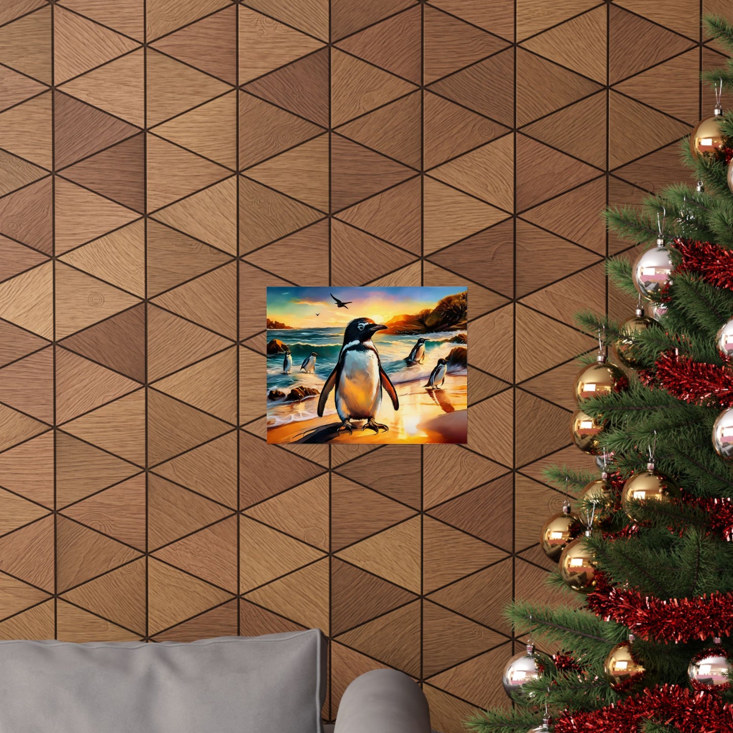 Phillip Island Little Penguins Australia Wall Art | Vibrant Wall Print | Unique Painting Print | Style 3 | Wall Art | Wall Print