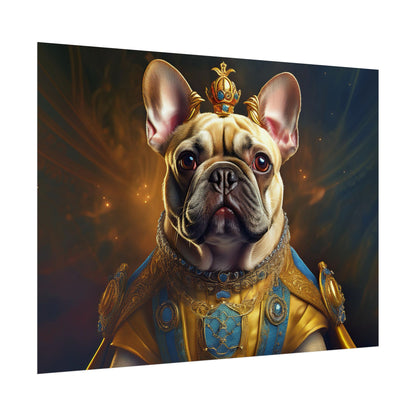 French Bulldog Renaissance Portrait Art Print, Wall Decor Gift, Animal Lover Home Decor, Dog Wall Art