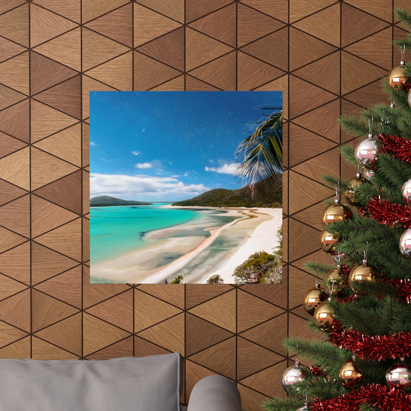 Whitehaven Beach Australia Coastal Print | Style 1 | Wall Art | Wall Print