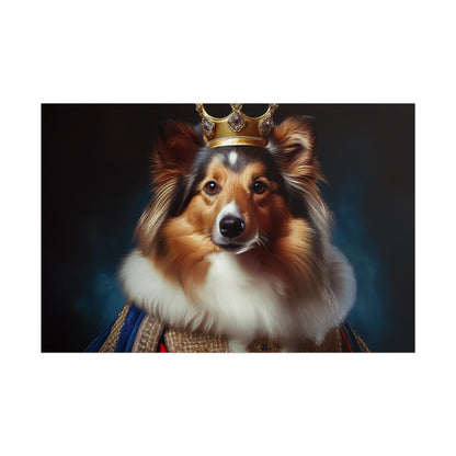 Shetland Sheepdog Renaissance Dog Portrait Art Print, Wall Decor Gift, Animal Lover Home Decor, Dog Wall Art
