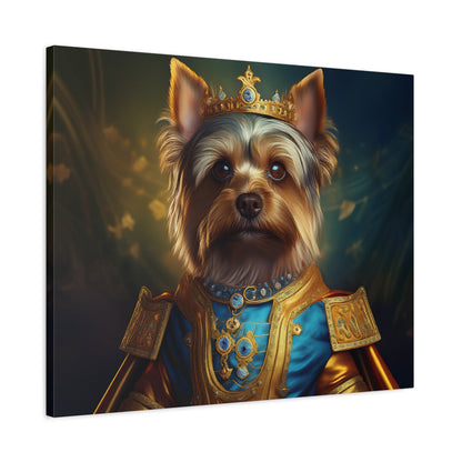 Yorkshire Terrier Renaissance Pet Portrait on Canvas | Wall Art | Wall Print | Dog Art