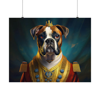 Boxer Dog Renaissance Pet Portrait Print, Art Print, Wall Decor Gift, Animal Lover Home Decor, Dog Wall Art, wall art, wall prints