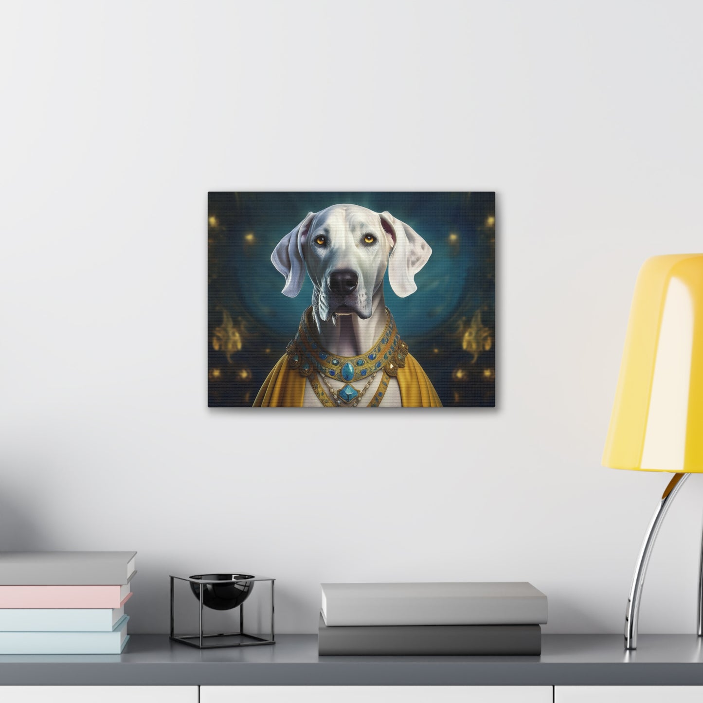 Great Dane Renaissance Pet Portrait  - Canvas, wall art, wall print, dog portrait, dog art
