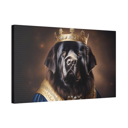 Newfoundland Renaissance Pet Portrait on Canvas | wall art | wall print