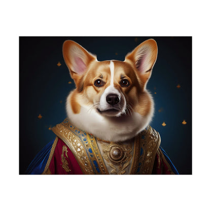 Pembroke Welsh Corgi Renaissance Pet Portrait Print | Wall Art | Wall Print | Dog Art
