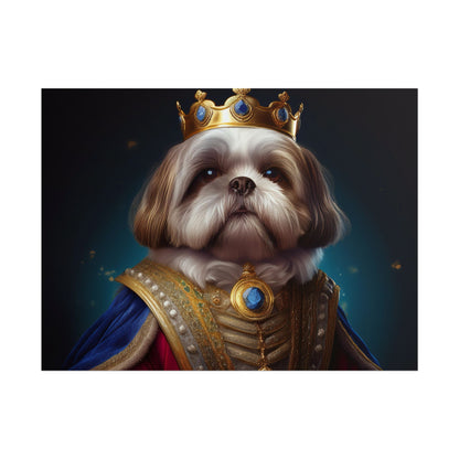 Shih Tzu Renaissance Pet Portrait Print | Dog Lover Wall Art | Dog Memorial Gift | Wall Art | Wall Print